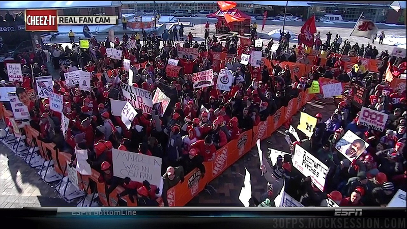 Illustration for article titled "Mark May, Suck On These Nuts": Your OSU-MSU GameDay Sign Roundup